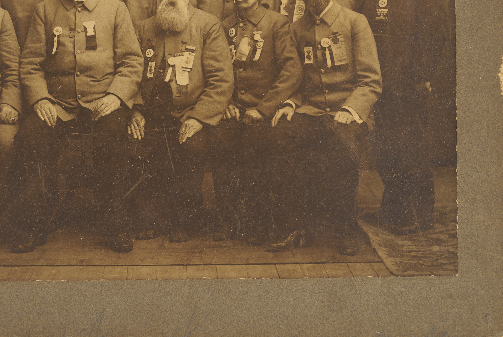 Lot 505: Civil War Confederate Reunion Photograph, ex. McCrary & Branson