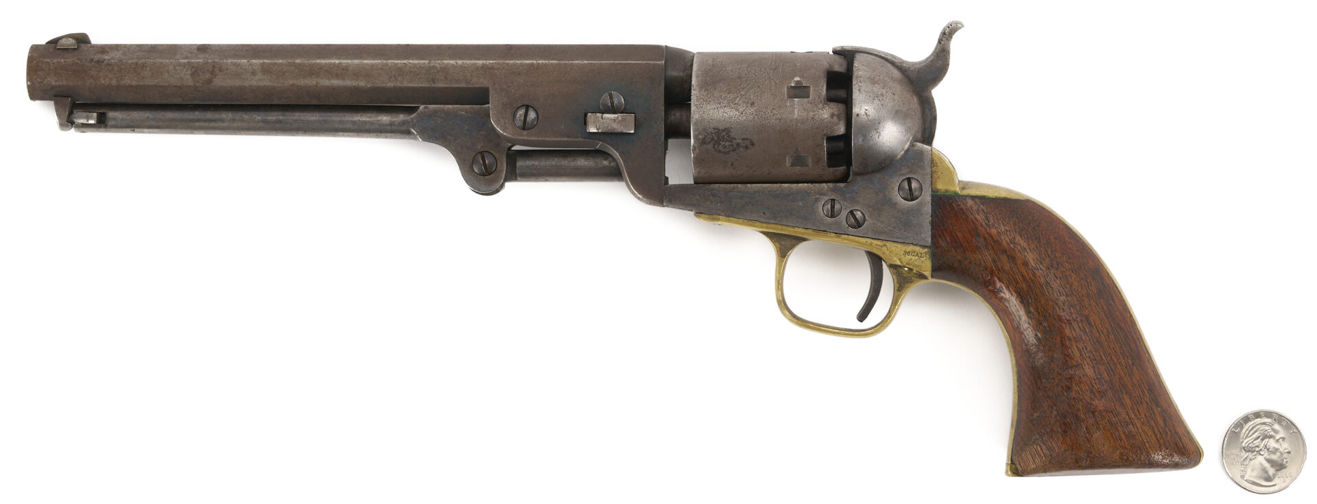Lot 507: Colt Model 1851 Navy Revolver, 1863 Civil War Era