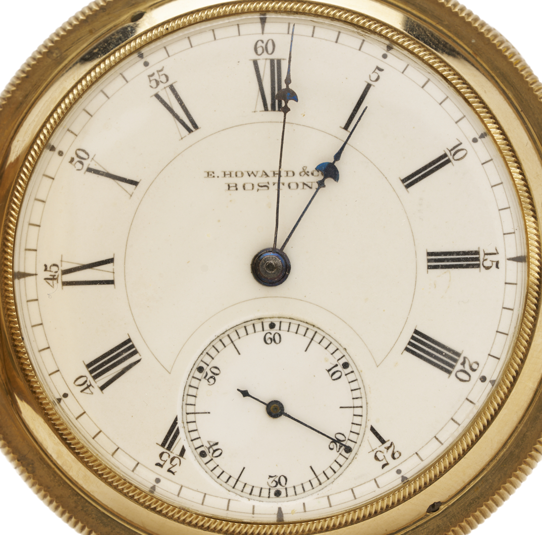 Lot 50: 18K E. Howard & Co Grade 4 Pocket Watch