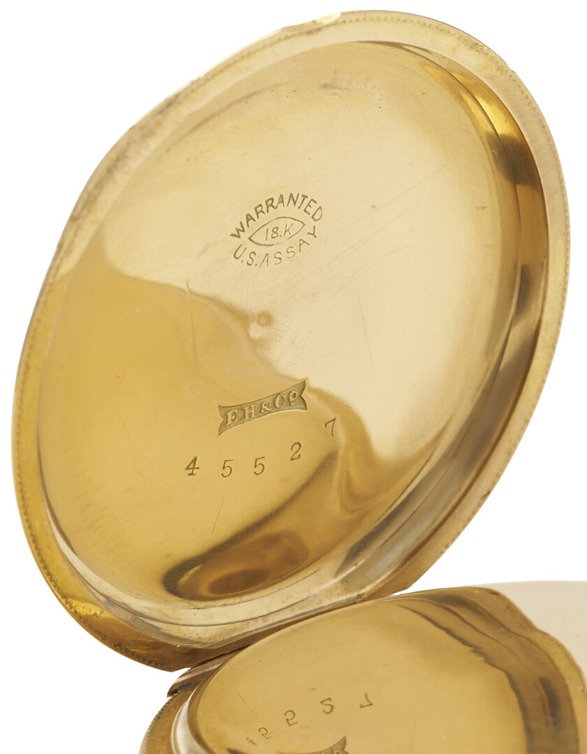 Lot 50: 18K E. Howard & Co Grade 4 Pocket Watch