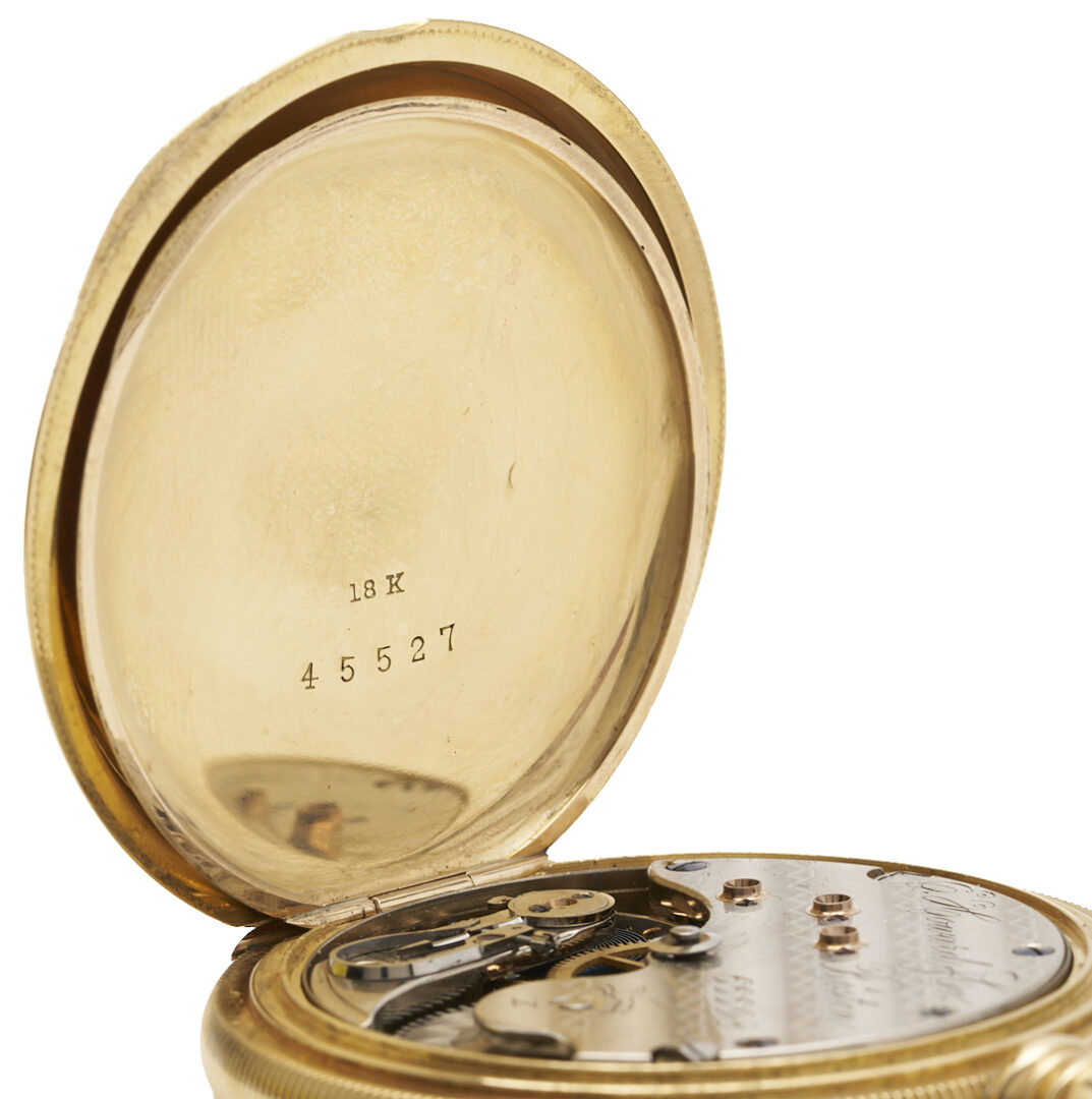Lot 50: 18K E. Howard & Co Grade 4 Pocket Watch