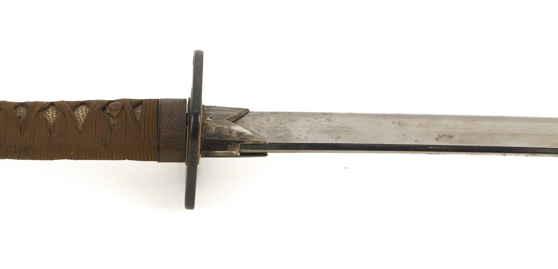 Lot 510: Japanese Longsword in Wooden Lacquer Scabbard