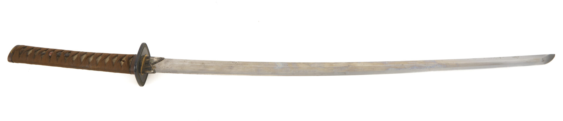 Lot 510: Japanese Longsword in Wooden Lacquer Scabbard