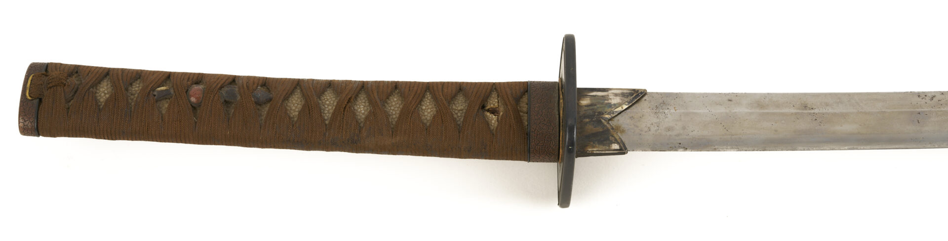 Lot 510: Japanese Longsword in Wooden Lacquer Scabbard