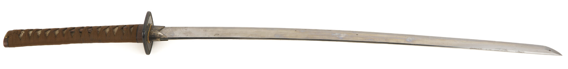Lot 510: Japanese Longsword in Wooden Lacquer Scabbard