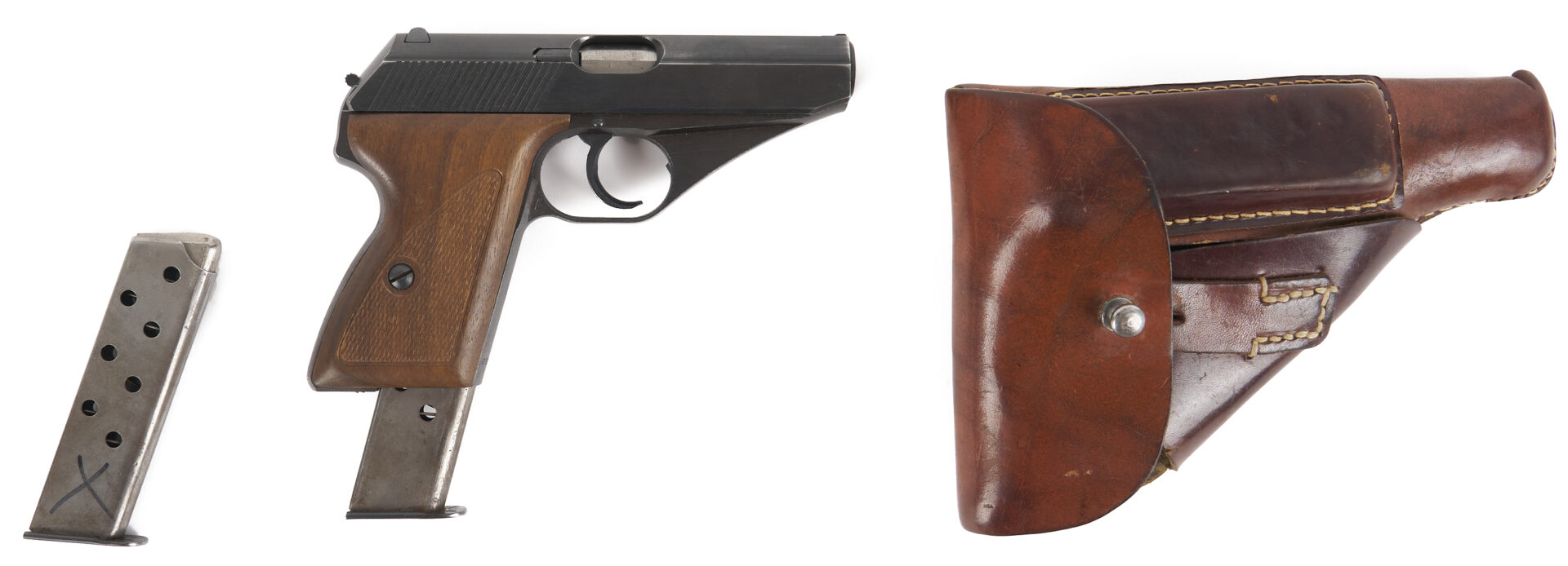 Lot 511: WW2 German Mauser 7.65 HSc; w/ Holster