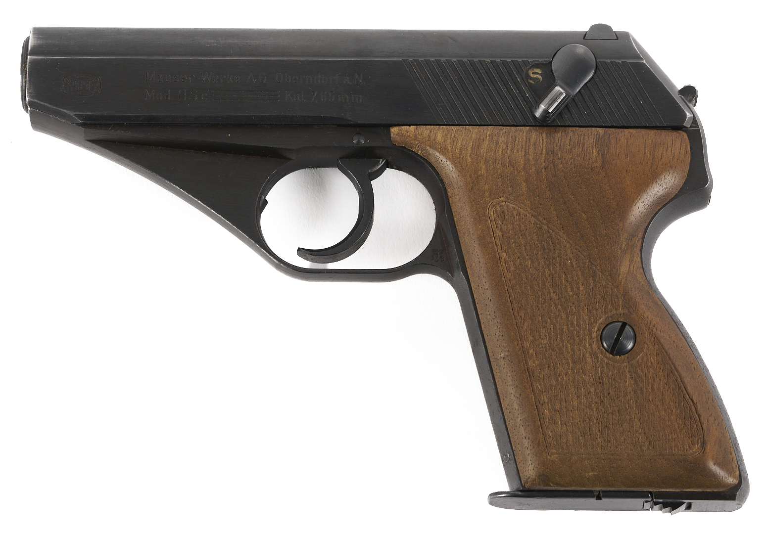 Lot 511: WW2 German Mauser 7.65 HSc; w/ Holster