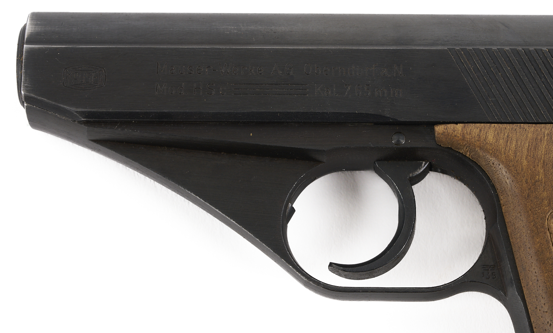 Lot 511: WW2 German Mauser 7.65 HSc; w/ Holster