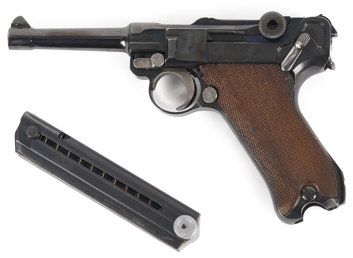 Lot 512: 1920 Luger P.08 Police Pistol w/ Holster