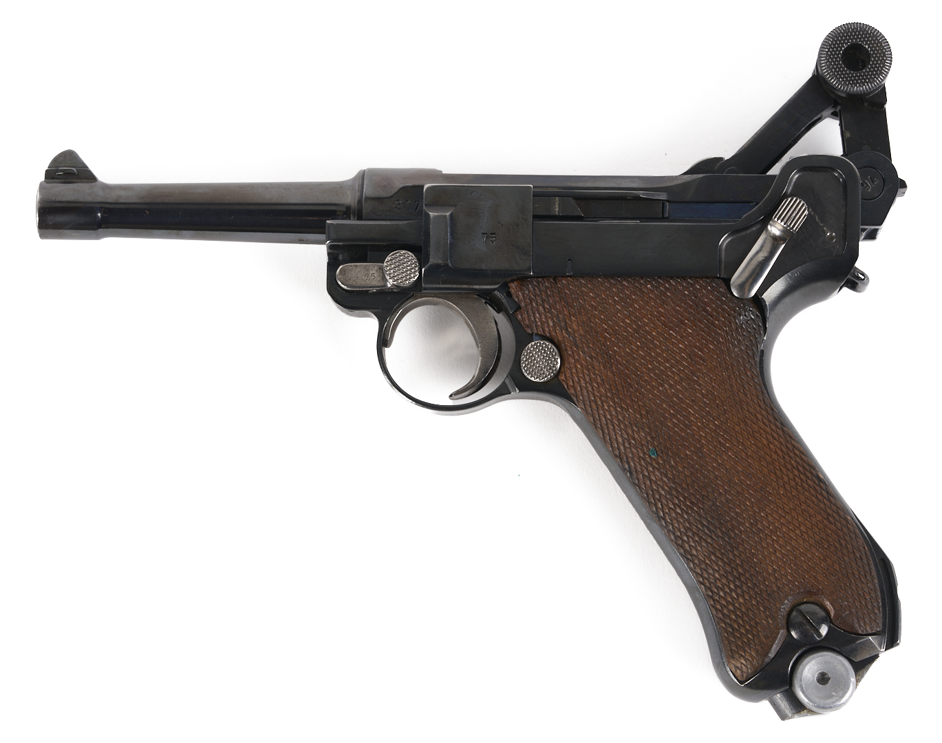 Lot 512: 1920 Luger P.08 Police Pistol w/ Holster