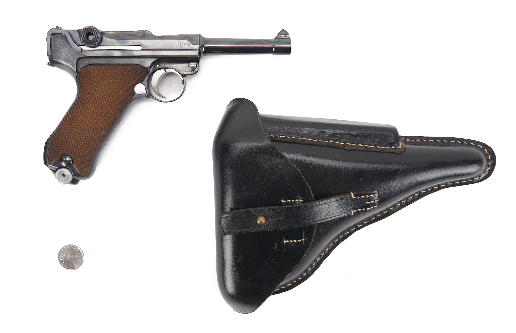 Lot 512: 1920 Luger P.08 Police Pistol w/ Holster