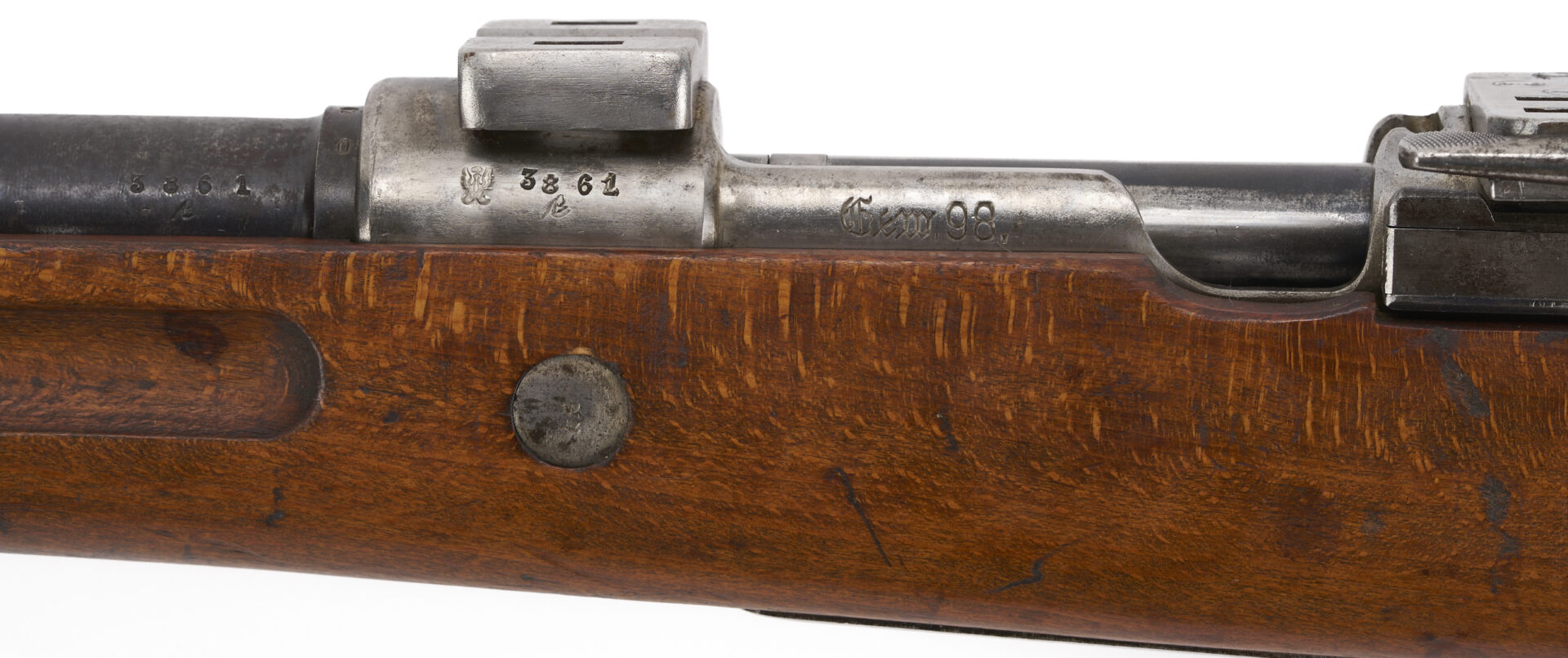 Lot 513: German Gewehr 98 Bolt Action Sniper Mauser w/ Bayonet