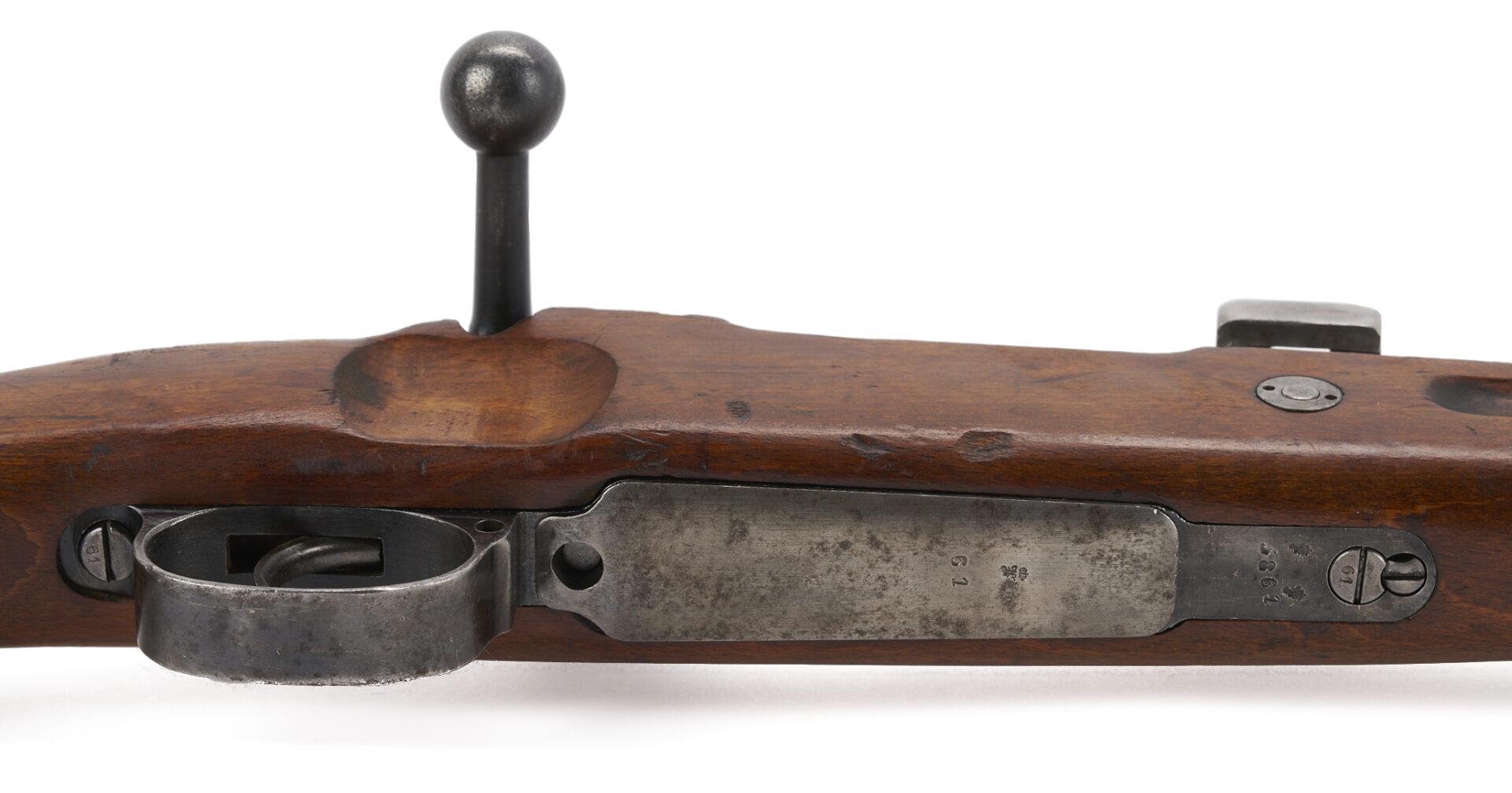 Lot 513: German Gewehr 98 Bolt Action Sniper Mauser w/ Bayonet