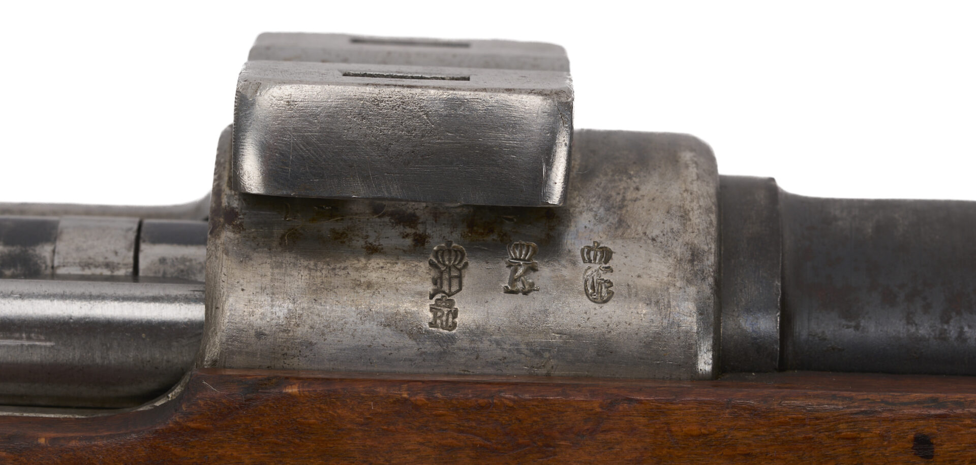 Lot 513: German Gewehr 98 Bolt Action Sniper Mauser w/ Bayonet