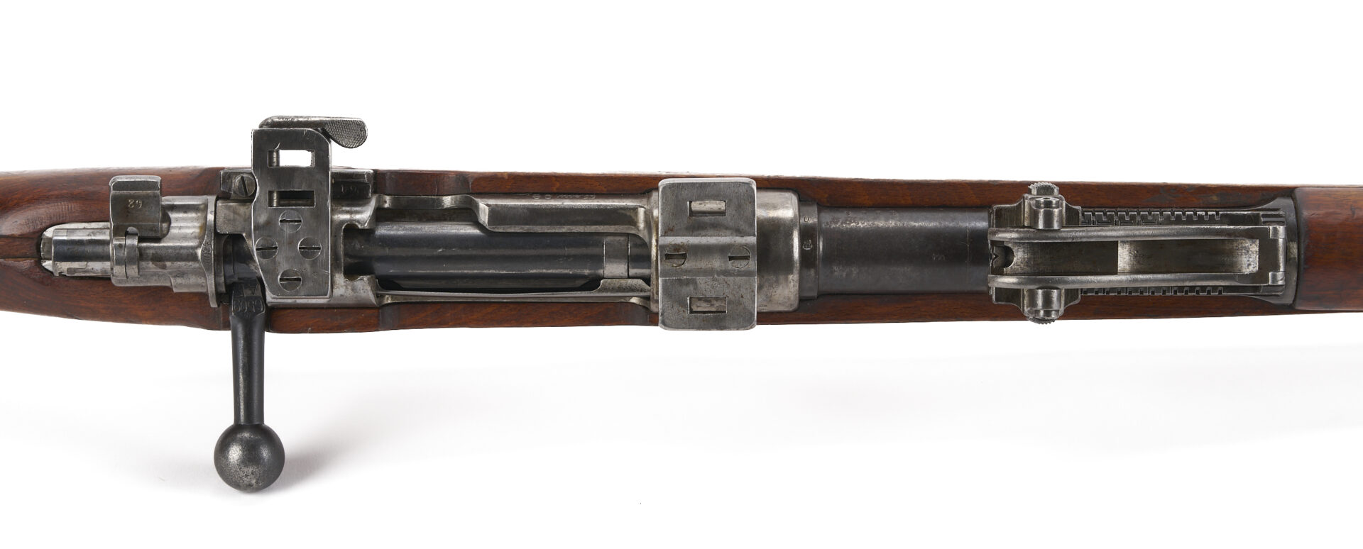 Lot 513: German Gewehr 98 Bolt Action Sniper Mauser w/ Bayonet