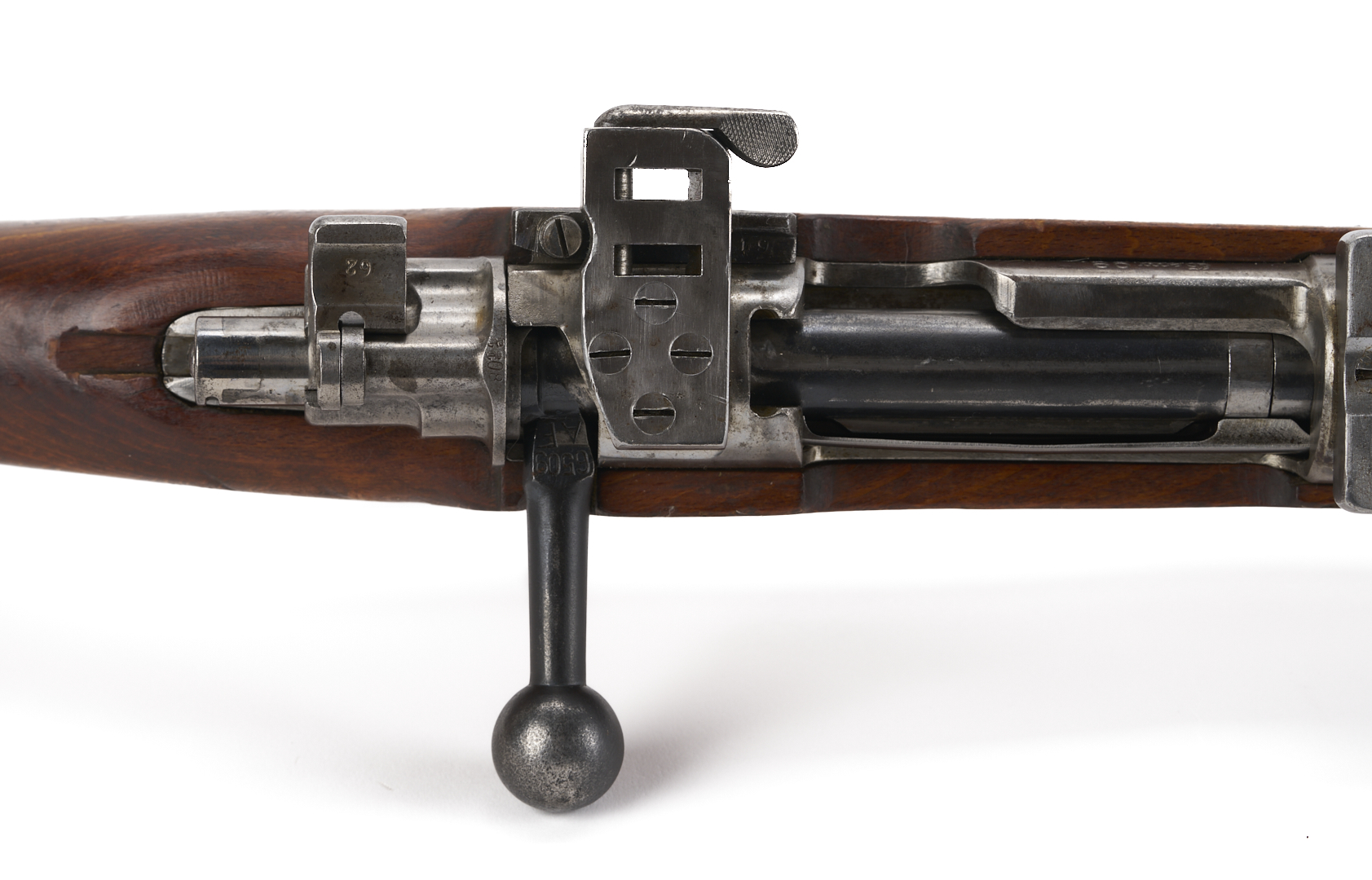 Lot 513: German Gewehr 98 Bolt Action Sniper Mauser w/ Bayonet