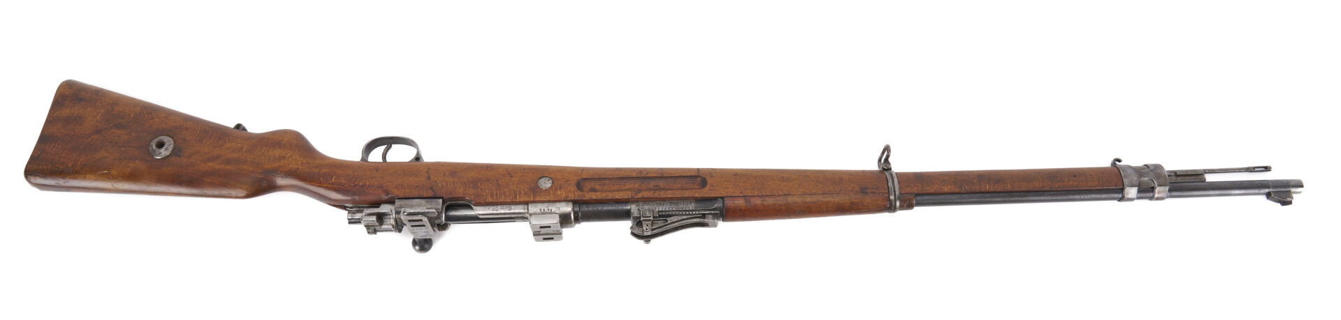 Lot 513: German Gewehr 98 Bolt Action Sniper Mauser w/ Bayonet