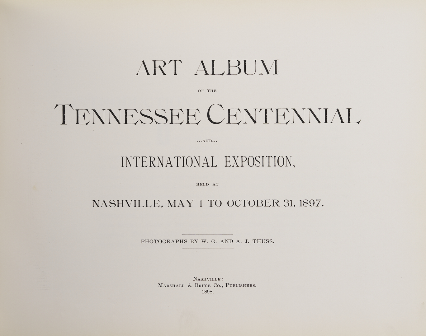 Lot 514: Tennessee Centennial Archive w/ 2 Prints