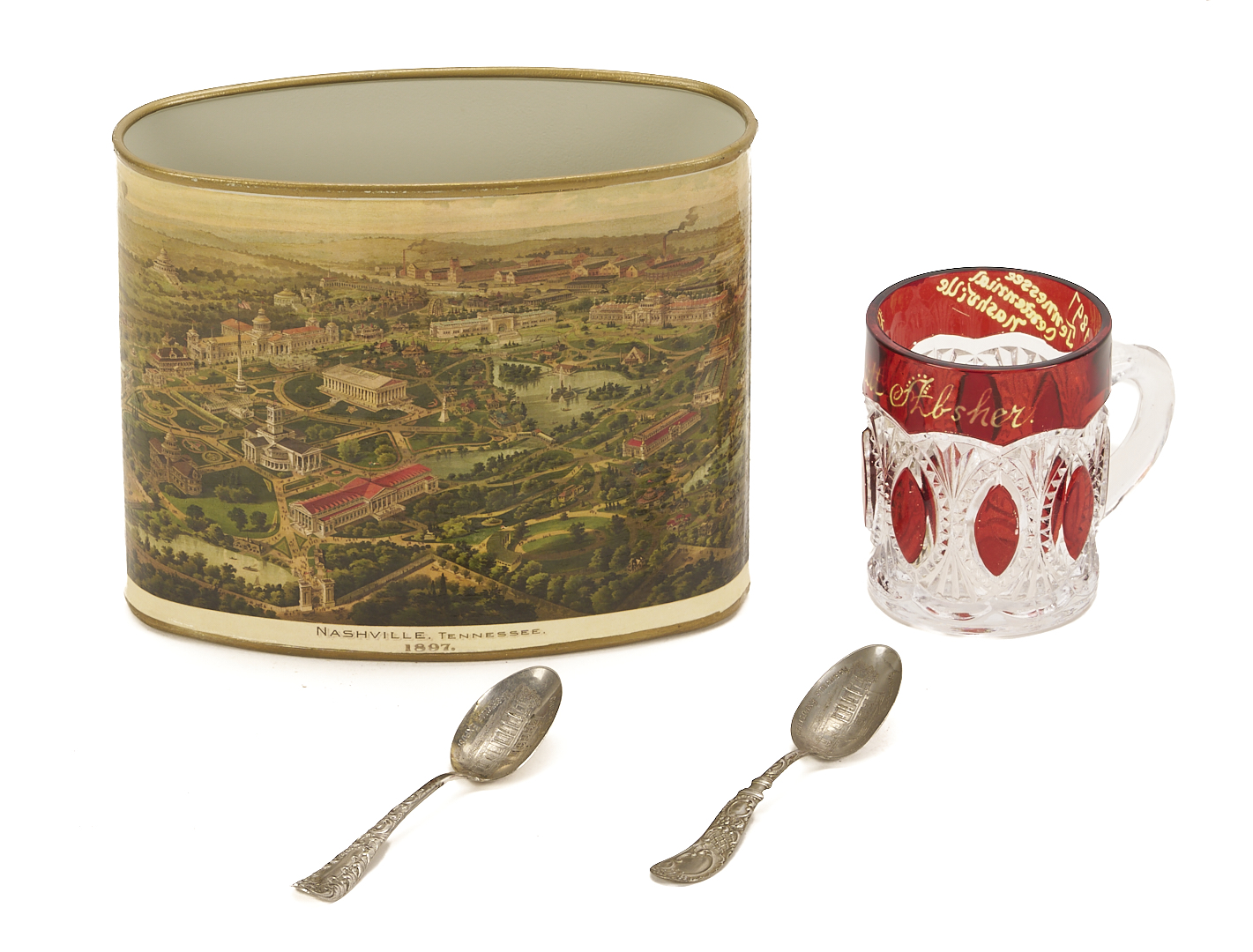 Lot 514: Tennessee Centennial Archive w/ 2 Prints