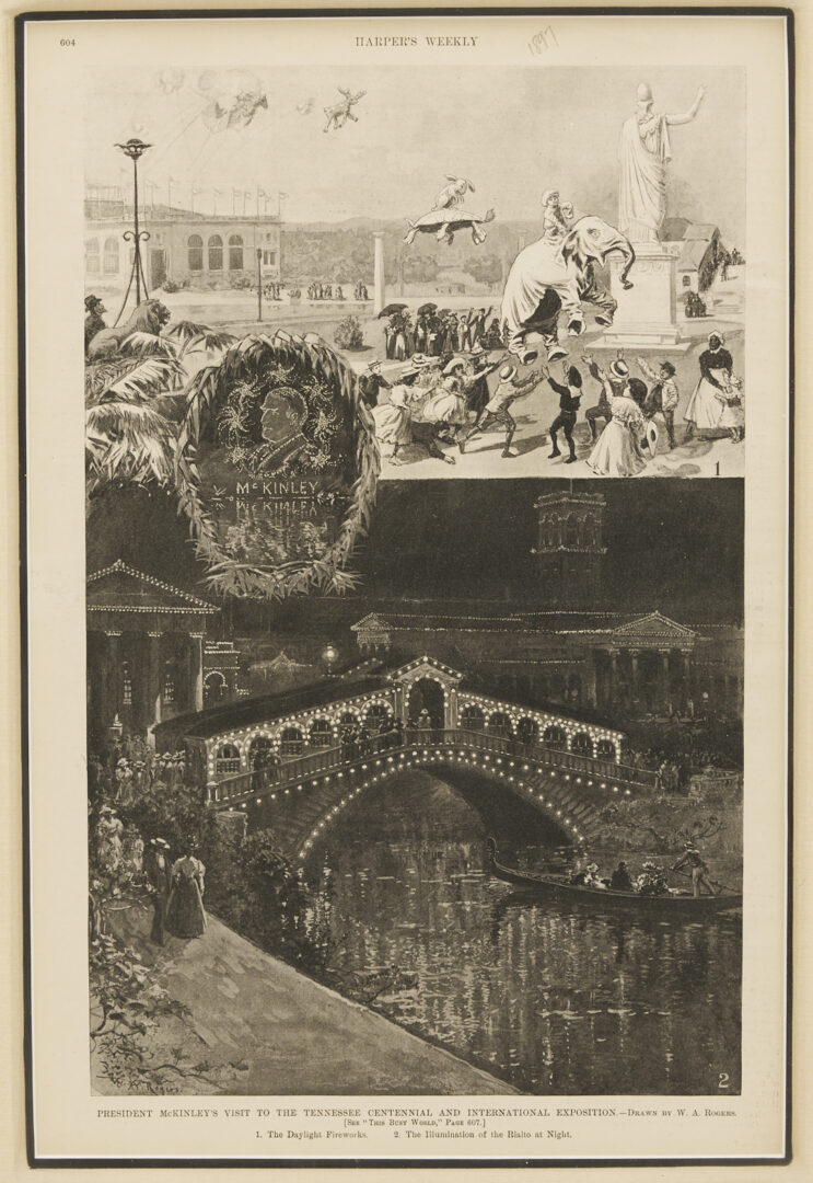 Lot 514: Tennessee Centennial Archive w/ 2 Prints
