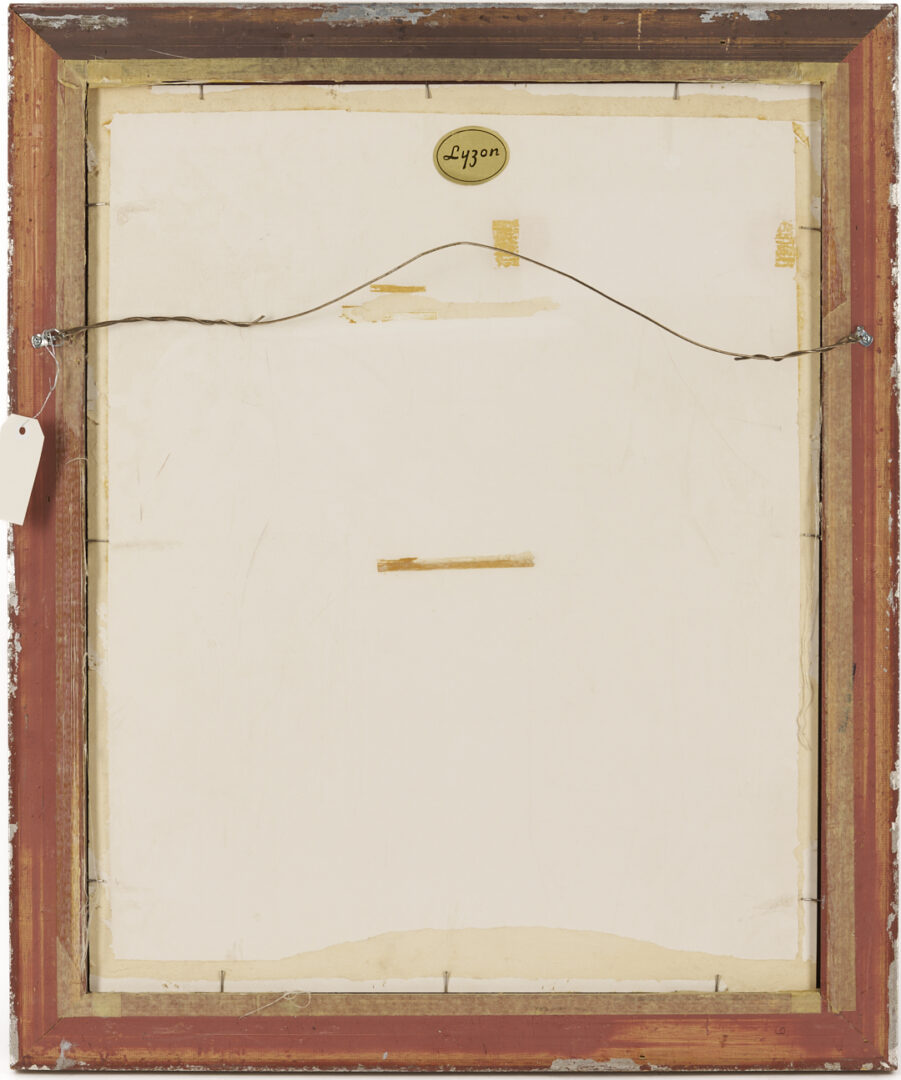 Lot 518: Eric Sloane Pastel & Ink Drawing, F4U Corsair Fighter Plane