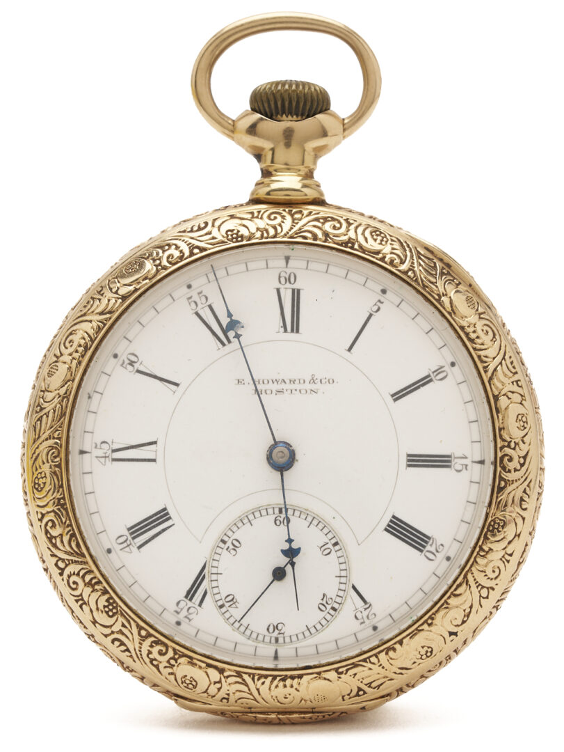 Lot 51: 14K E. Howard & Co Pocket Watch