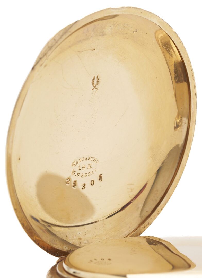 Lot 51: 14K E. Howard & Co Pocket Watch