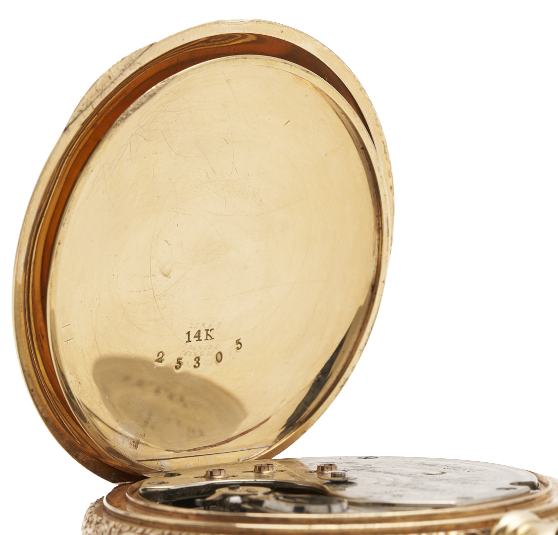 Lot 51: 14K E. Howard & Co Pocket Watch