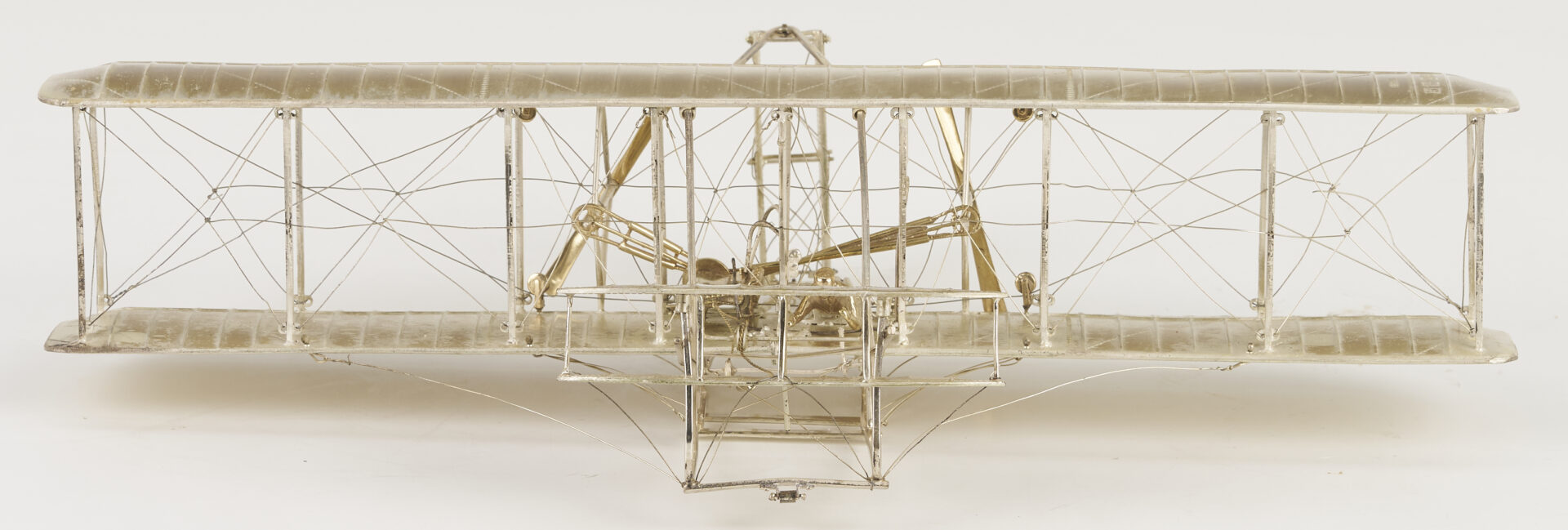 Lot 520: Paramount Classics Sterling Silver Model Airplane, Wright Brothers