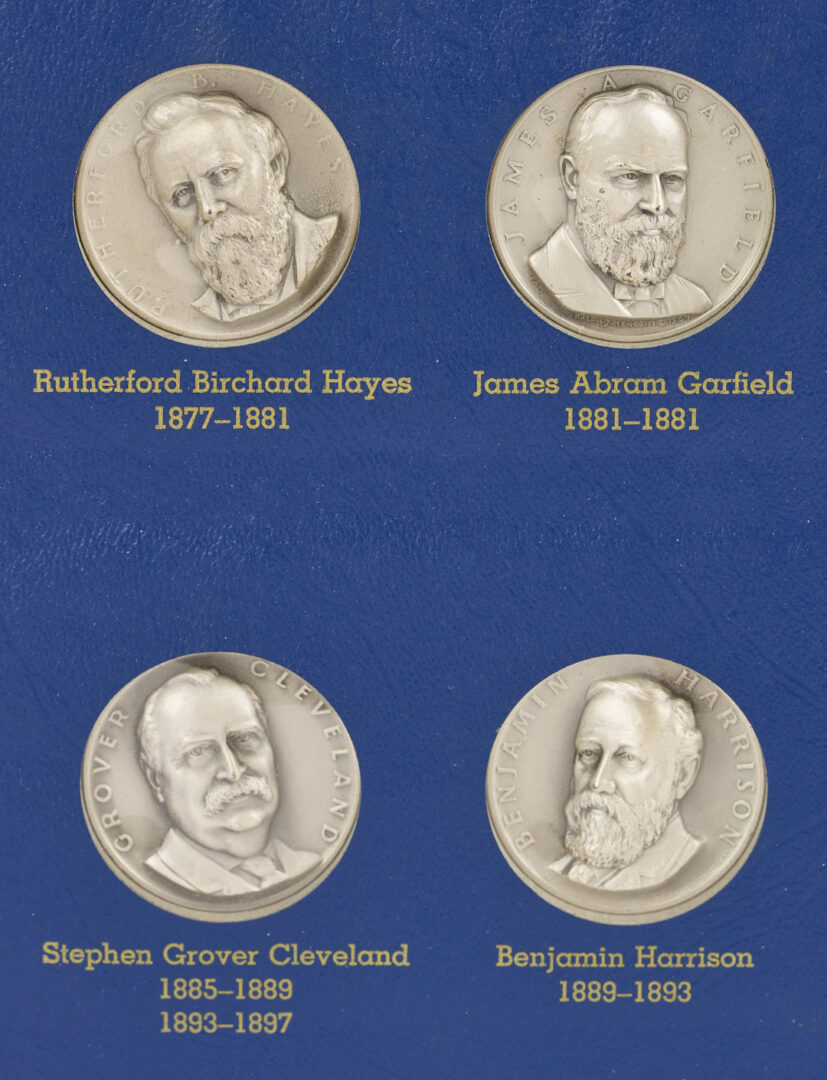 Lot 523: U. S. Presidential Art Silver Medals, Volumes 1 & 2
