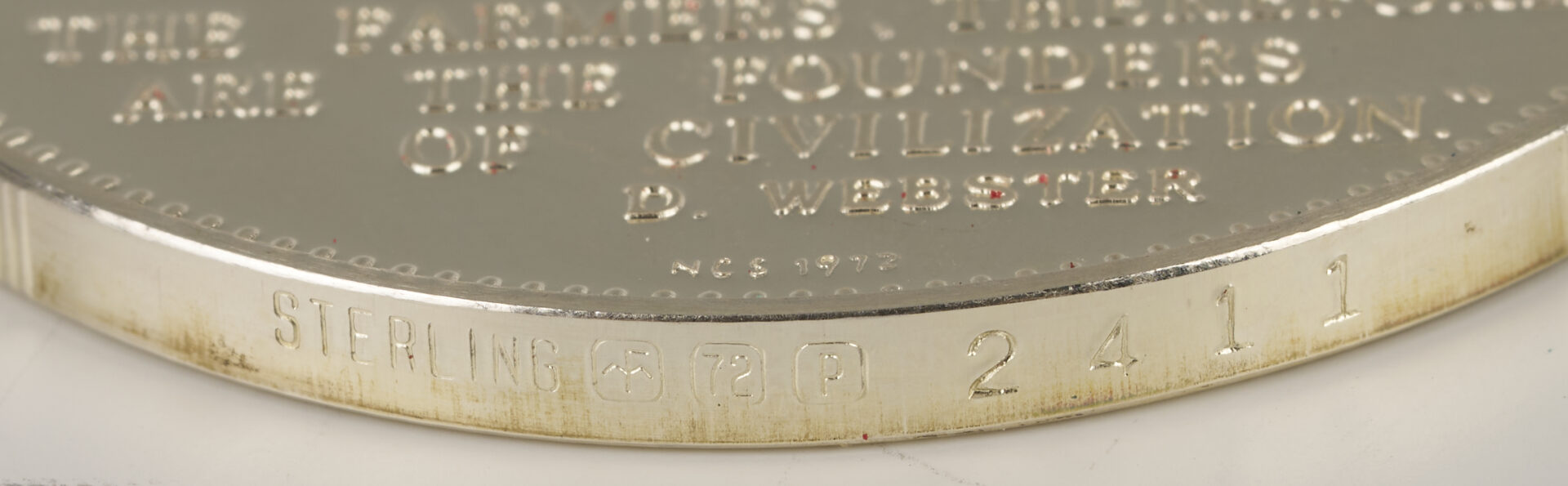 Lot 526: Natl. Commemorative Society Series III Sterling Silver Medals, 69 oz.