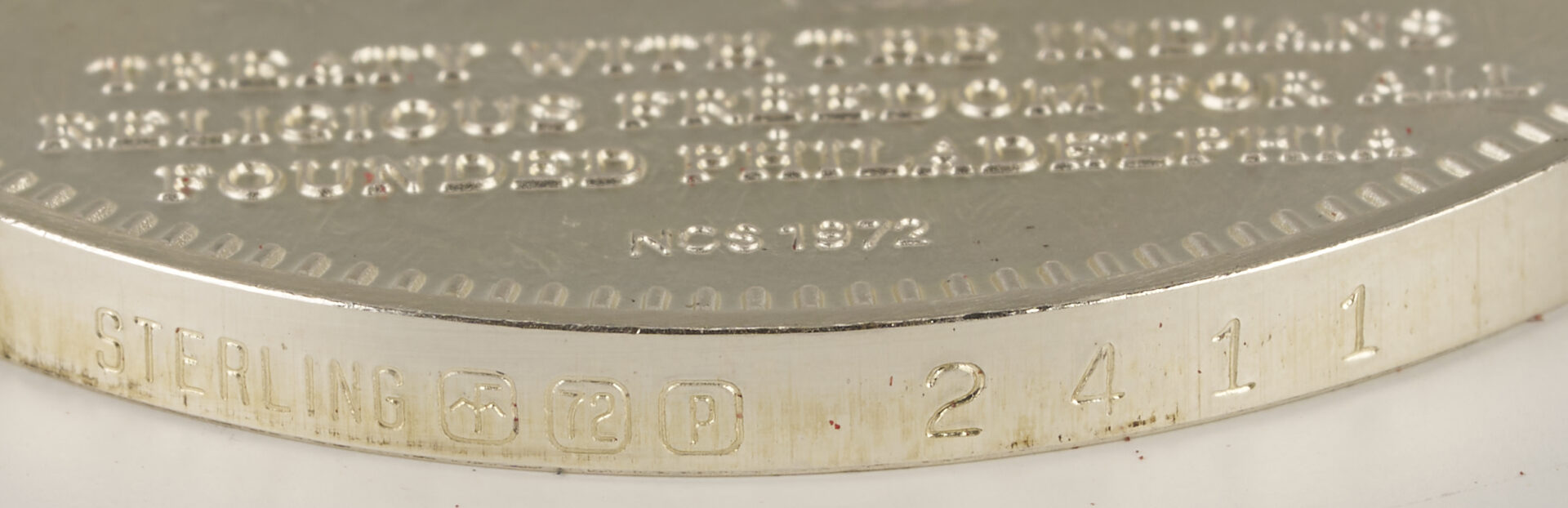 Lot 526: Natl. Commemorative Society Series III Sterling Silver Medals, 69 oz.