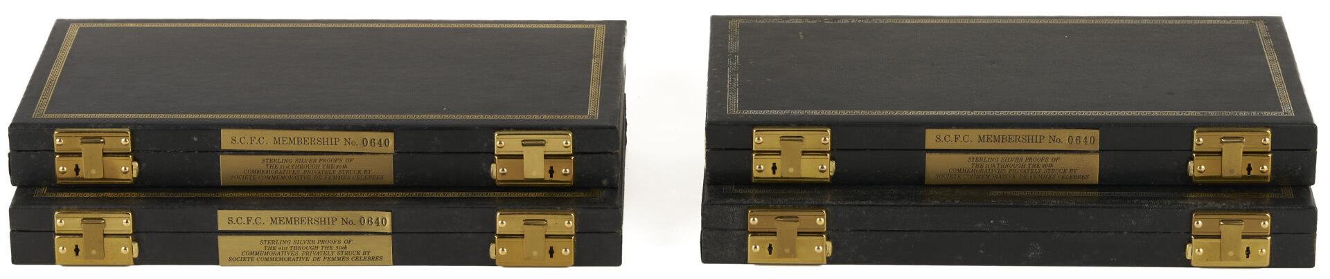 Lot 528: 35 Societe Commemorative de Femmes Celebres Sterling Silver Medals, 29 oz