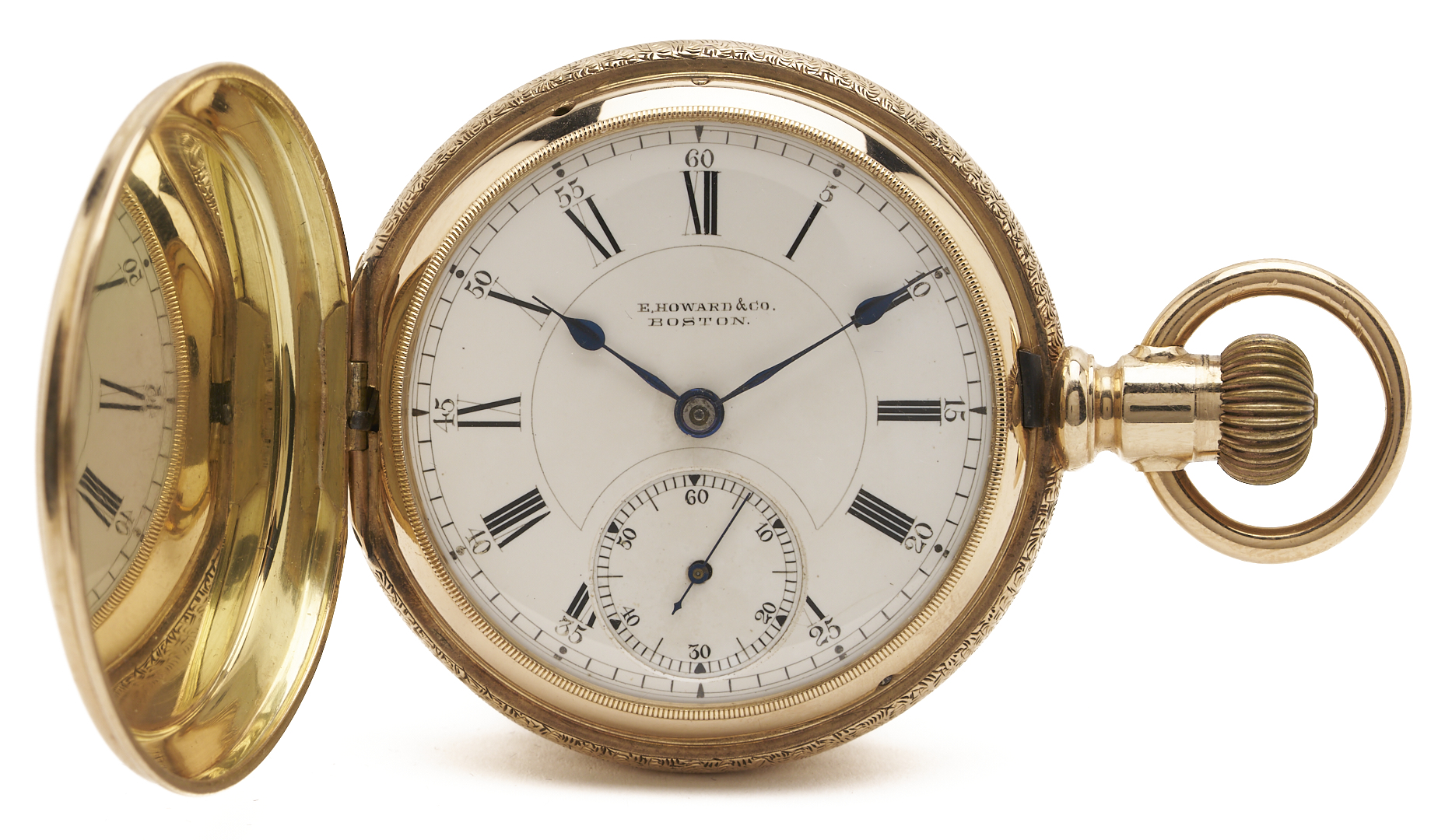 Lot 52: 14K E. Howard & Co. Grade 7 Pocket Watch