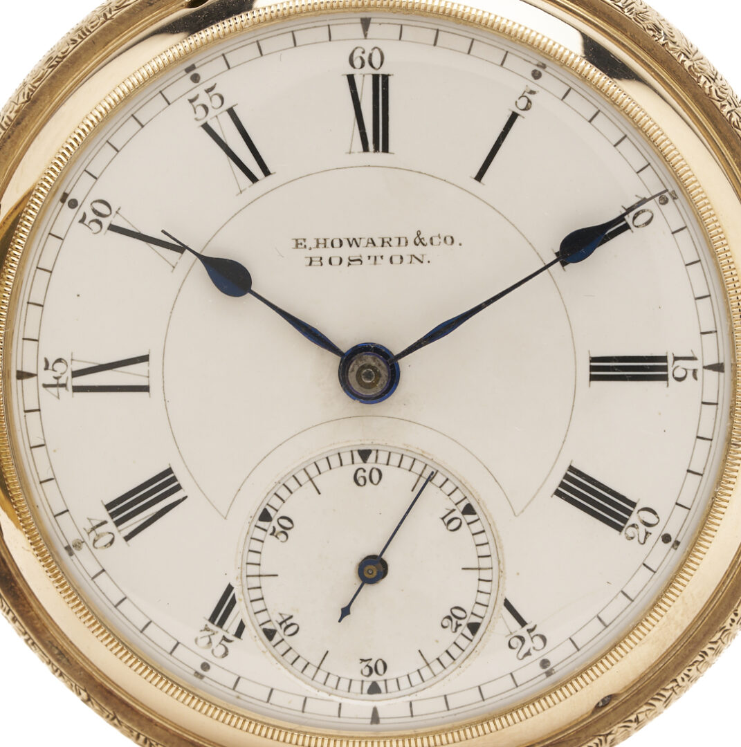Lot 52: 14K E. Howard & Co. Grade 7 Pocket Watch