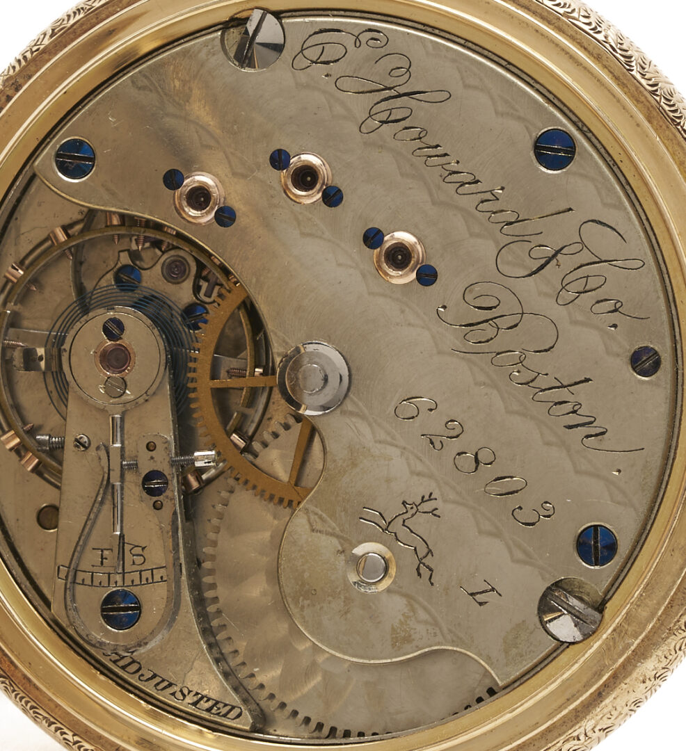 Lot 52: 14K E. Howard & Co. Grade 7 Pocket Watch