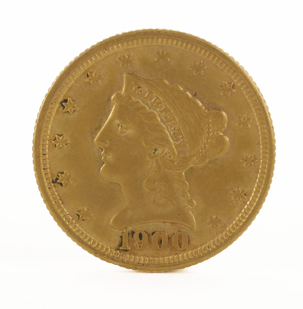 Lot 534: 3 US Liberty Head Gold Coins, $5 and $2.5