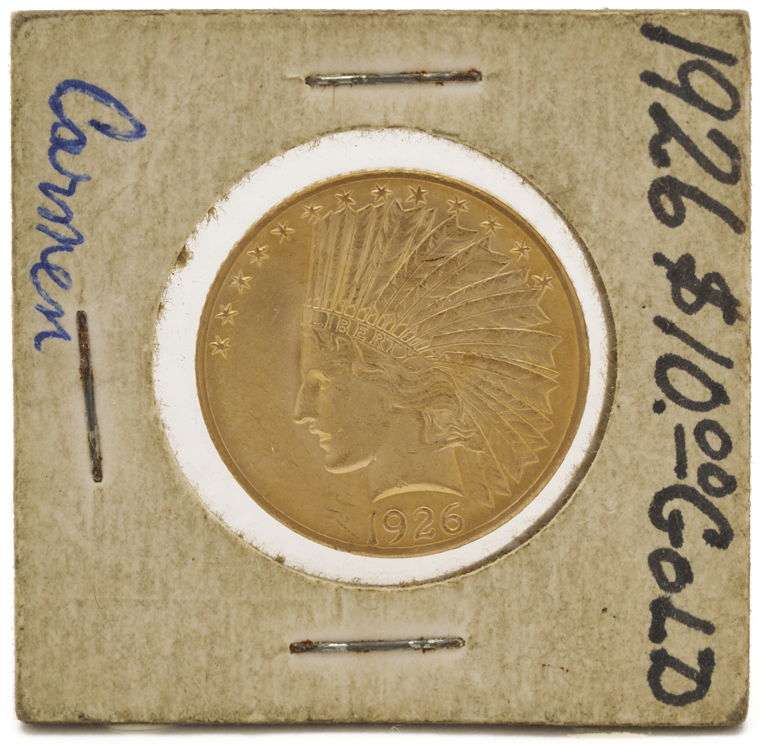 Lot 535: 1926 $10 Indian Gold Coin