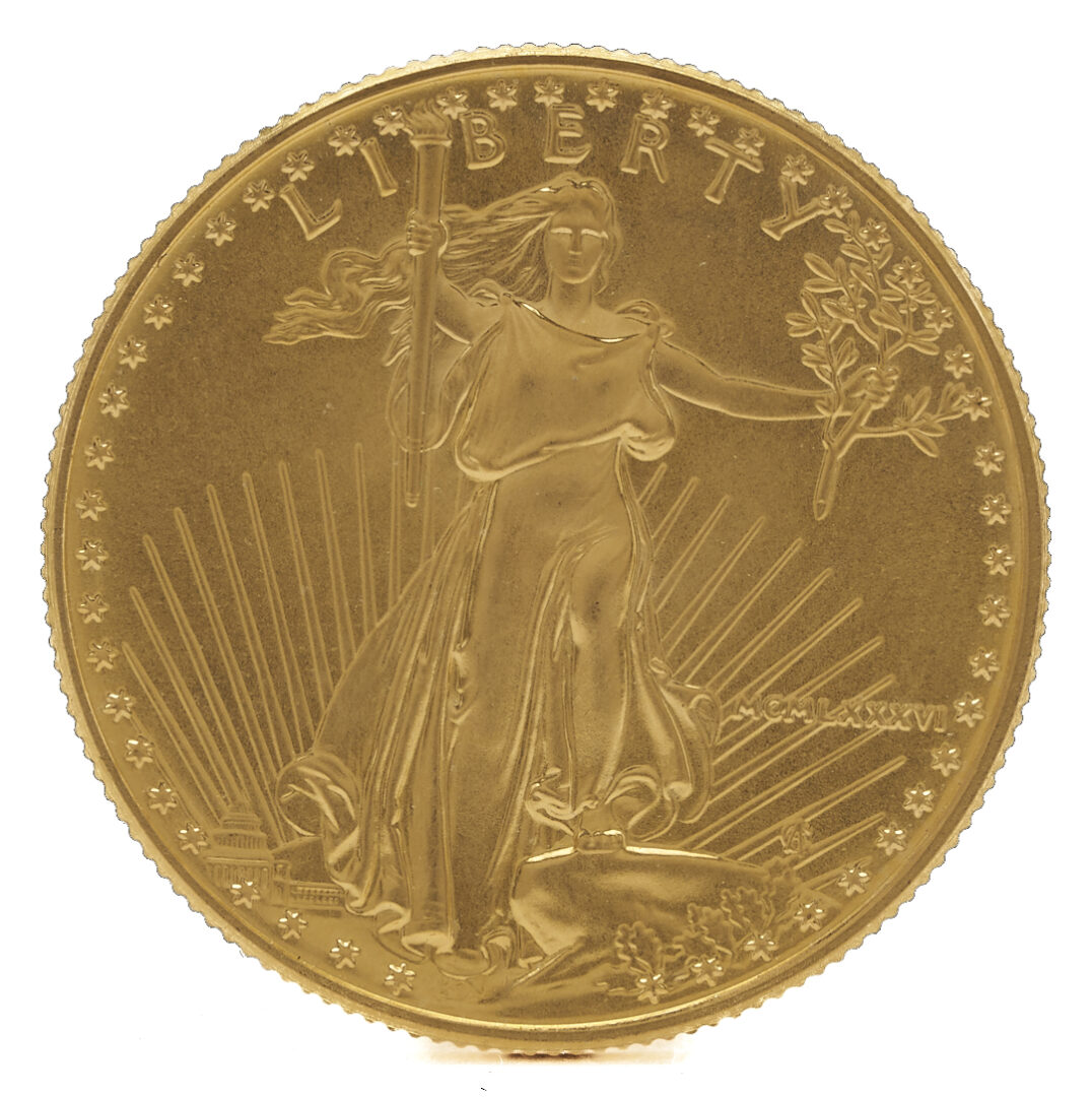 Lot 537: 1986 $25 Gold Liberty Coin