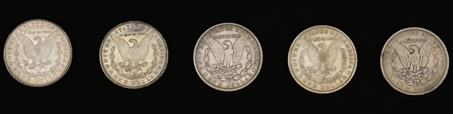 Lot 540: 23 Morgan Silver Dollars, incl. Carson City