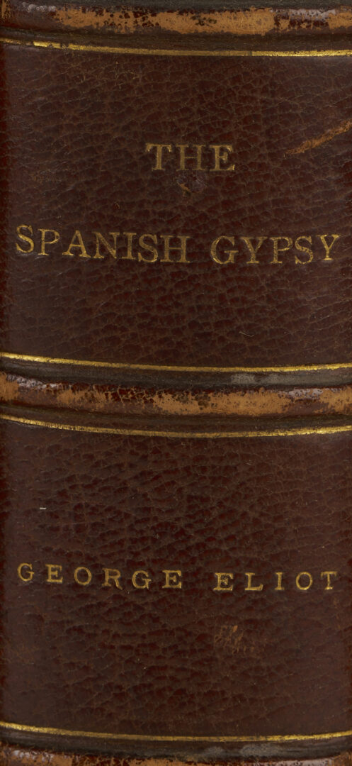 Lot 545: 30 Vols. George Eliot 1st Editions; Mill on the Floss, Silas Marner, Deronda, etc.