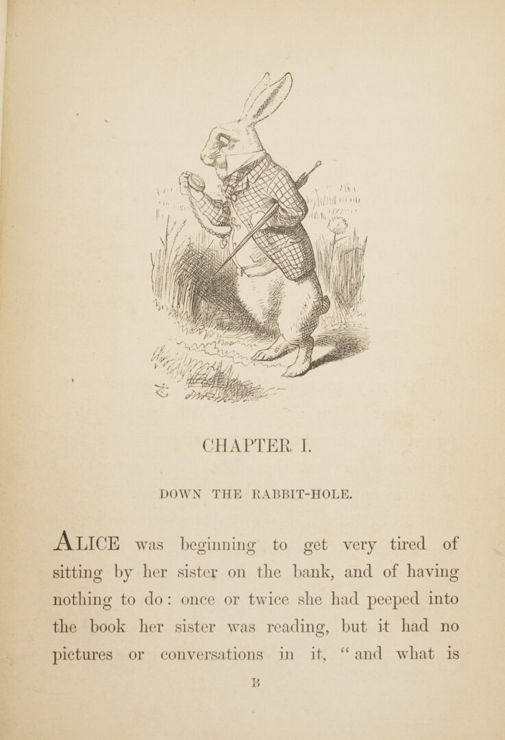 Lot 547: Lewis Carroll: Alice’s Adventures in Wonderland, 1866 London MacMillan
