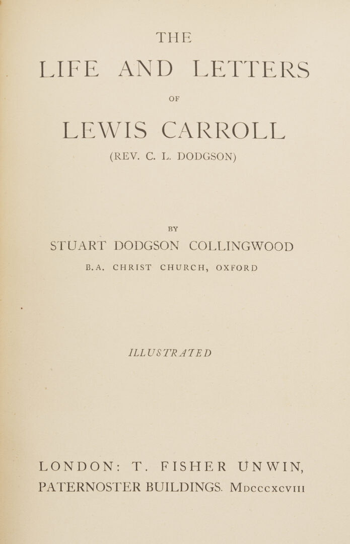 Lot 548: 8 Lewis Carroll Books, First Editions