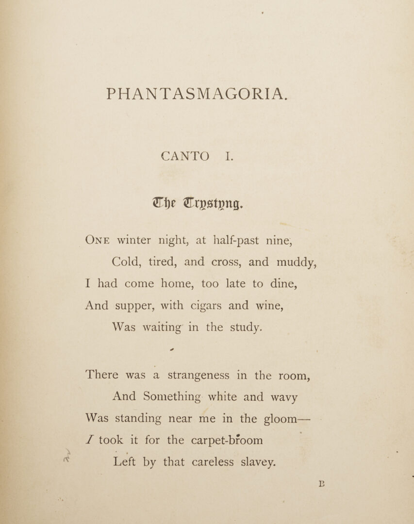 Lot 548: 8 Lewis Carroll Books, First Editions