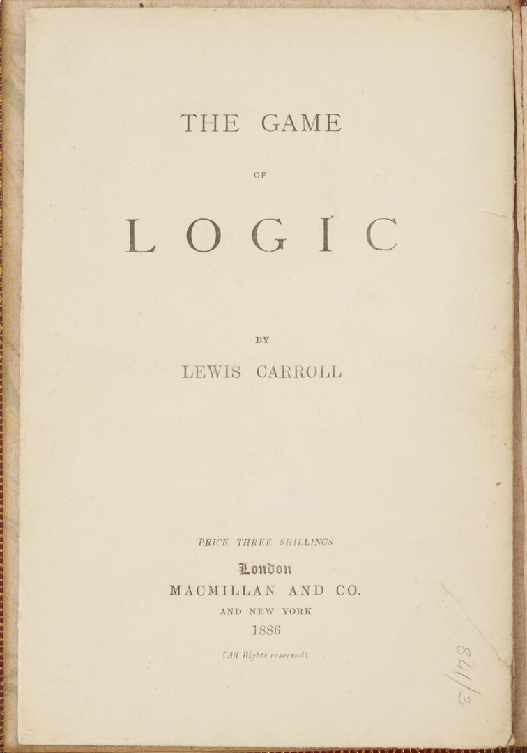 Lot 548: 8 Lewis Carroll Books, First Editions