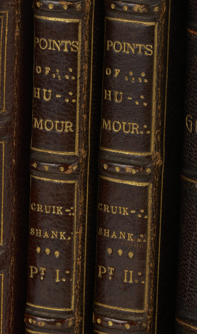 Lot 549: Ten 19th C. 1st Eds: Wordsworth, Cruikshank, Goldsmith, Hunt