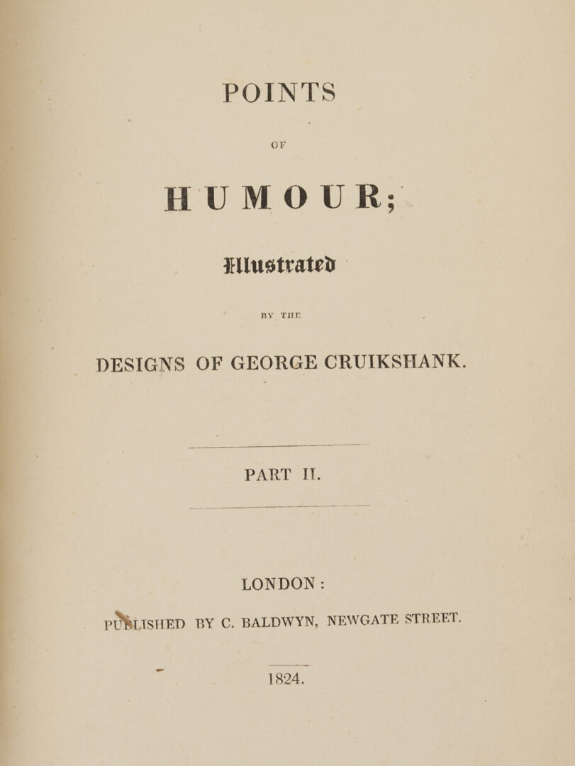 Lot 549: Ten 19th C. 1st Eds: Wordsworth, Cruikshank, Goldsmith, Hunt