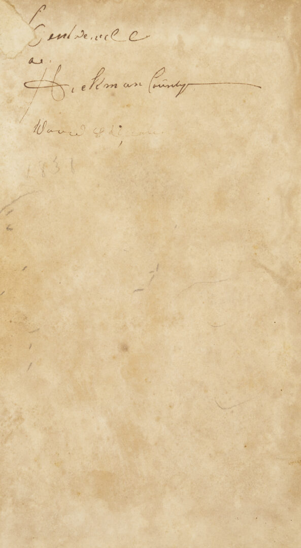 Lot 550: 4 19th C Leatherbound Books; Federalist, Templar and Native Am. Interest