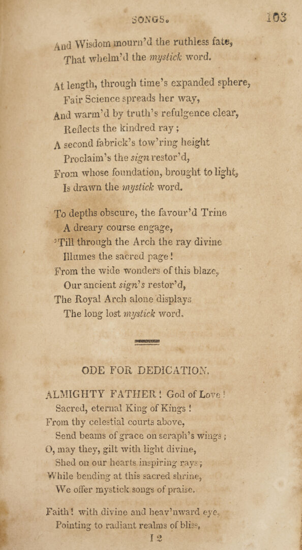 Lot 550: 4 19th C Leatherbound Books; Federalist, Templar and Native Am. Interest