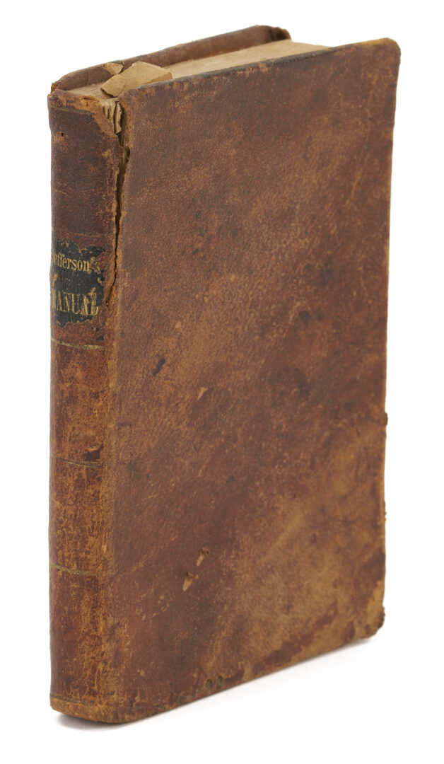 Lot 550: 4 19th C Leatherbound Books; Federalist, Templar and Native Am. Interest